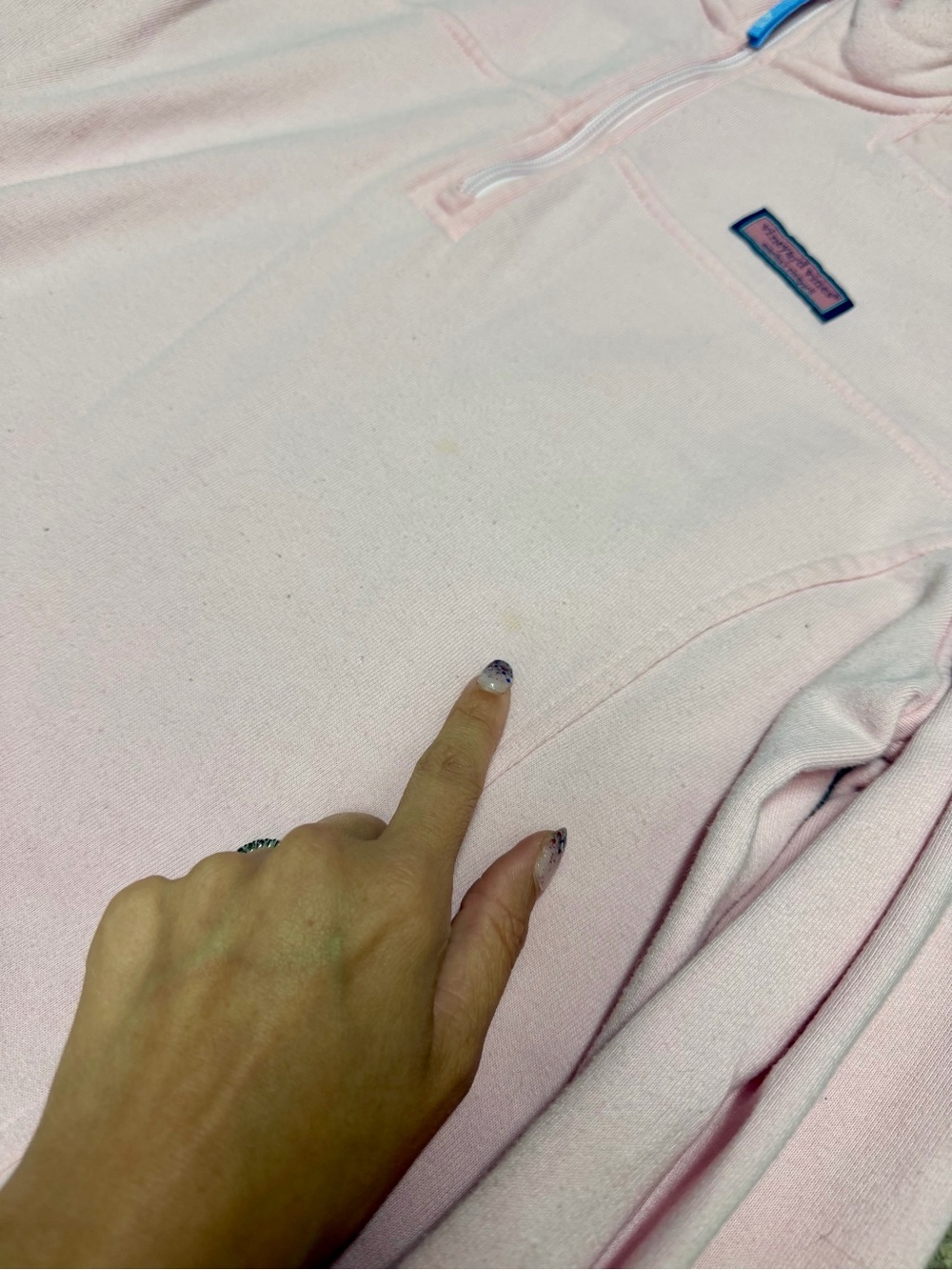 Vineyard Vines 1/4 Zip Pullover Mock Sweatshirt - Picture 6 of 7